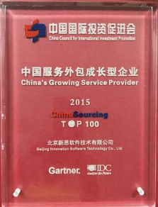 北京新思軟件躋身2015中國服務外包百強成長型企業，計算機網絡維護助力行業創新